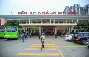 bến đón của nhà xe