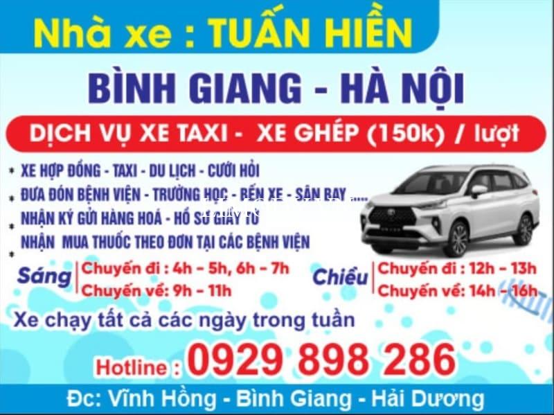 bến xe bình giang