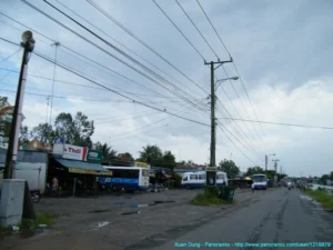 bến xe giồng riêng