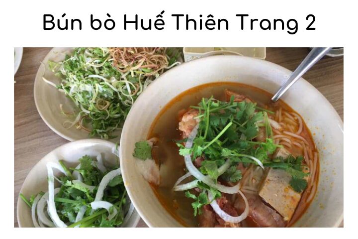 bún bò Thiên Trang Đà Lạt - Hình 2