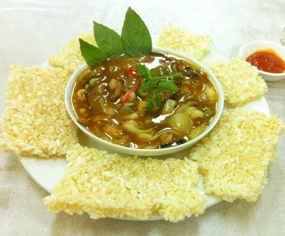 cơm cháy sốt dê Ninh Bình - Hình 3