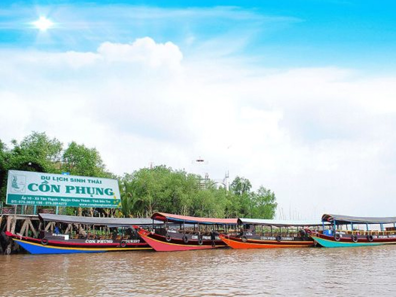 du lịch Bến thuyền Cồn Phụng