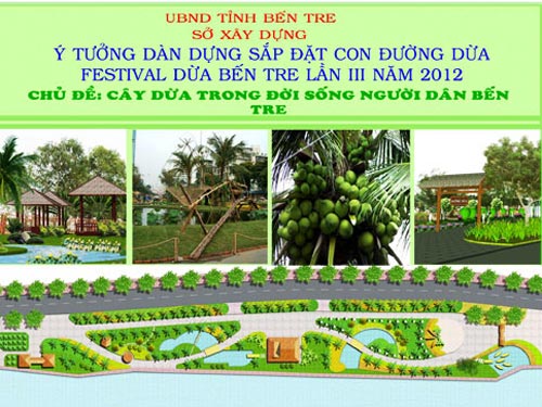 đường hoa dừa Bến Tre - Hình 2