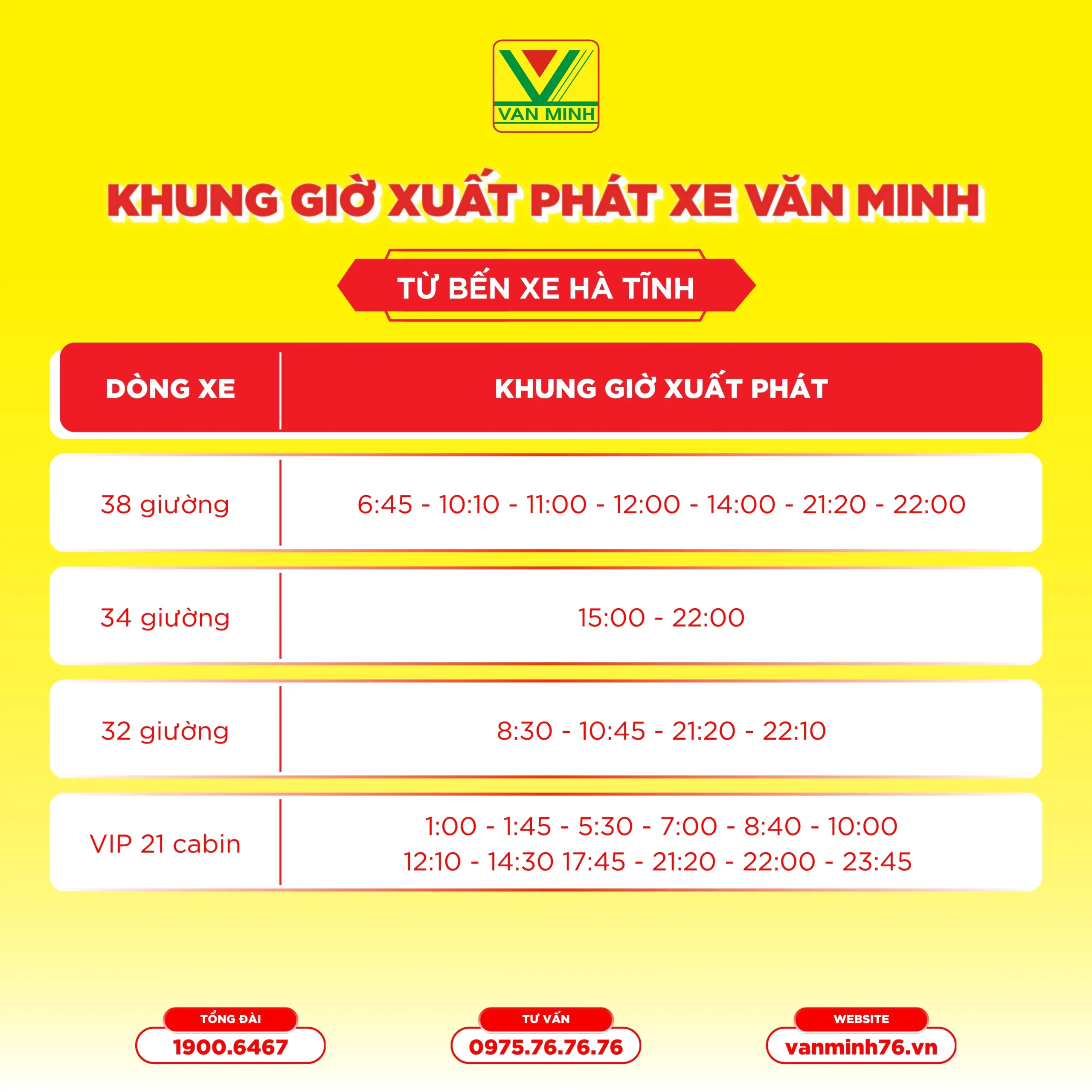 giờ xuất bến nhà xe - Hình 1