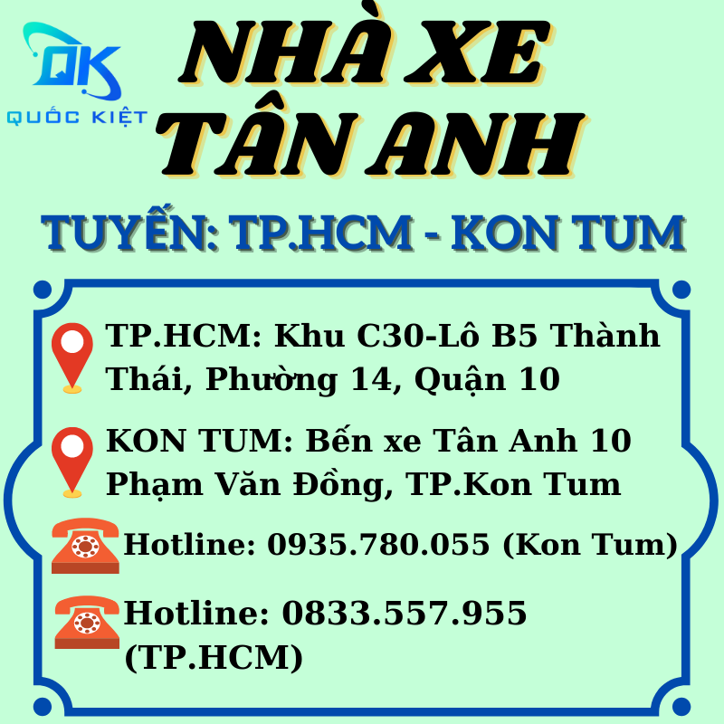 nhà xe Tân Anh Kon Tum - Hình 2