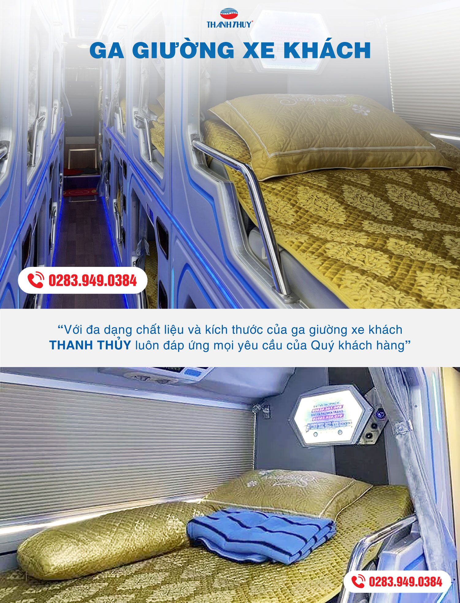 nhà xe có chăn gối - Hình 2