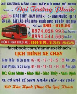 nhà xe đại trường