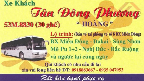 nhà xe đông phương - Hình 1