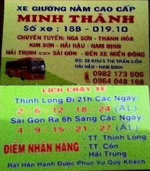 nhà xe minh thành - Hình 3