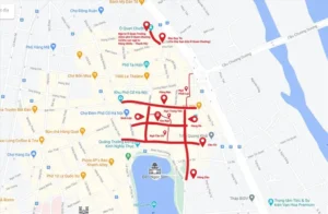 phố Chợ Gạo Hà Nội map