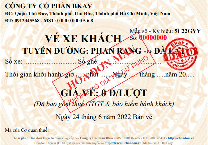 vé điện tử nhà xe - Hình 3