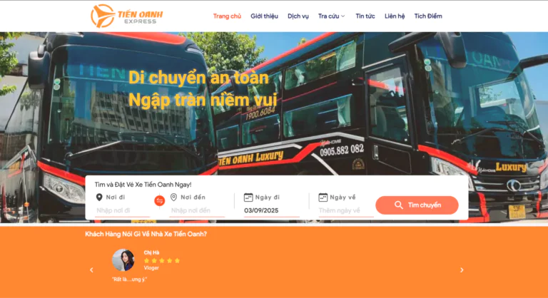 website nhà xe - Hình 3