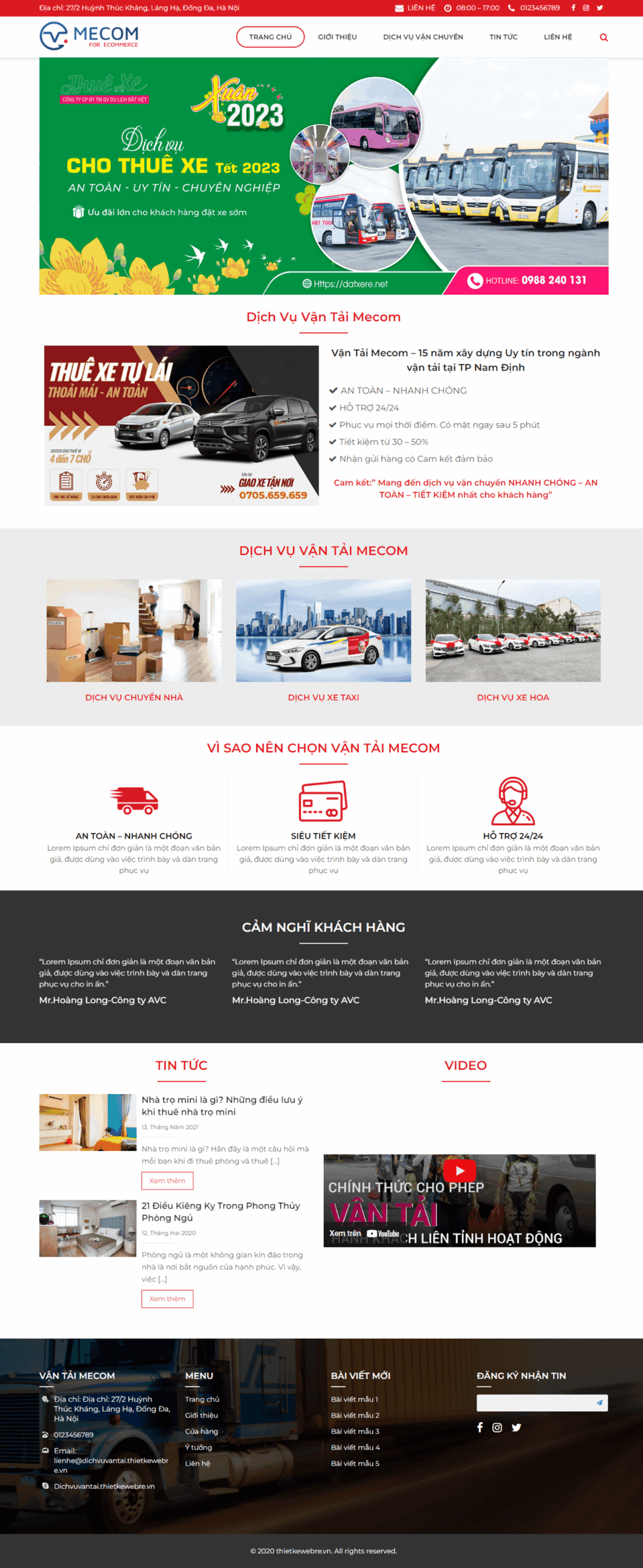 website nhà xe - Hình 4